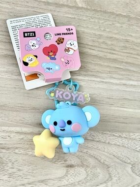 BTS BT21 Mini LED Light Up Keychain - KOYA (RM)